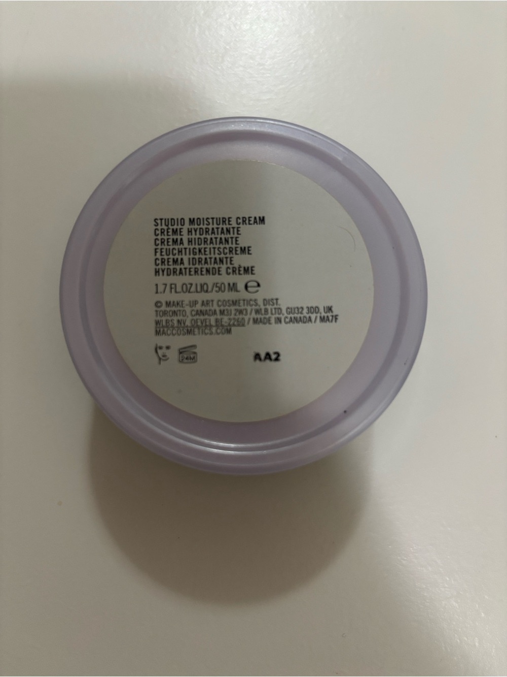MAC -Studio Moisture Cream